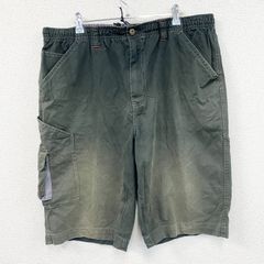 ECKO FUNCTION　エコーファンクション　ハーフカーゴパンツ/ショートパンツ　フェード　黒　ブラック　Mサイズ　古着【値引き交渉OK！】