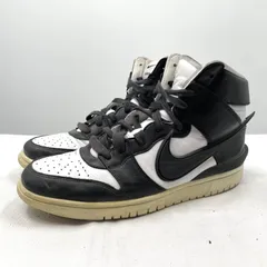 【中古】AMBUSH × Nike Dunk High "Black" 28cm CU7544-001 ▲ソール黄ばみ、削れ ブラック ホワイト スニーカー アンブッシュ×ナイキ ダンク[17]のサムネイル