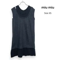 miu miu ミュウミュウ レイヤード フリル ノースリーブ チュニック SizeXS  /R26630のサムネイル