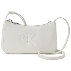 カルバンクライン ジーンズ CALVIN KLEIN JEANS ショルダーバッグ レディース ホワイト LV04F1125G 4LX BOLD CK MINI BAGのサムネイル