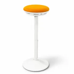 ピルエットチェア オカムラ パーチングスツール ホワイトシェル スイング脚 M0050のサムネイル