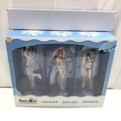 [七重浜41-2-080714]グッドスマイルカンパニー STEINS;GATE シュタインズ・ゲート 牧瀬紅莉栖＆椎名まゆり＆阿万音鈴羽 水着Ver.  タペストリー付きのサムネイル