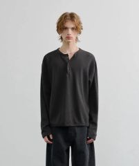 CAMPHOR WOOD シャツレイヤードドッキングラメニットトップ M - メルカリ