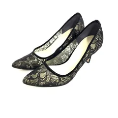 BARNEYS NEWYORK バーニーズニューヨーク パンプス 表記サイズ:36 1/2 レース    ブラック レディース / 240001207834のサムネイル