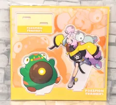 【W3-33】◎ ポケモン トレーナーズ ナンジャモ&ハラバリー アクリルスタンドのサムネイル