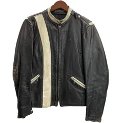 ヴィンテージ vintage 60's 70's ブルックス Brooks Leather Sportswear シングルライダースジャケット レザー ジャケット ブラック 201MT-6319 VBのサムネイル