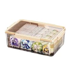 JUSTBOKU 缶バッジケース 缶バッジ 収納 缶バッジ 収納ケース 透明 アクリルケース (L)のサムネイル