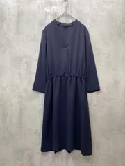ketty ケティ Vネック ロング ワンピース ひざ丈 きれいめ 上品 size2/ネイビー ■◆ レディースのサムネイル