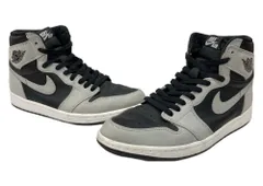 ナイキ NIKE 21年製 AIR JORDAN 1 RETRO HIGH OG SHADOW 2.0 エア ジョーダン レトロ ハイ シャドウ AJ1 シューズ 灰 黒 555088-035 メンズ靴 スニーカー グレー 28cm 104S-1366のサムネイル