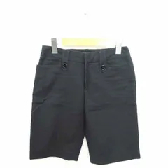 ミッシュマッシュ MISCH MASCH パンツ ハーフ ショート ジップフライ 綿 コットン 36 S 黒 ブラック /TT12のサムネイル