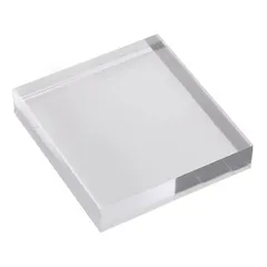 ENN LLC アクリル キューブ ブロック 透明 アクリルパネル ディスプレイスタンド インテリア (正方形8 x 8x 1.5cm)のサムネイル