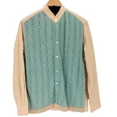 ティーモダンストリートウエア TTT_MSW Knit Cardigan Docking Shirt メンズ  Lのサムネイル