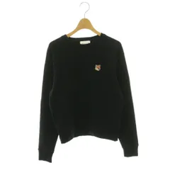メゾンキツネ MAISON KITSUNE スウェット トレーナー フォックスヘッド刺繍 長袖 XS 黒 ブラック /HS ■GY62のサムネイル