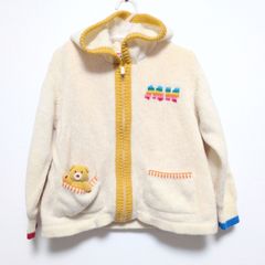 ミキハウス MIKIHOUSE 希少 レア ボア 毛布地 アウター 100センチ