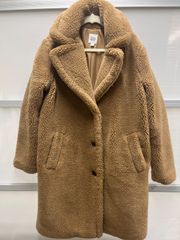 送料無料！！GAP ギャップ メンズボアコート 前ボタン襟付きボア 