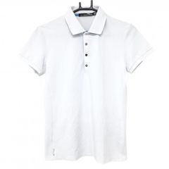 超美品】RLXラルフローレン 半袖ポロシャツ 白 襟裏ボーダー WICKING