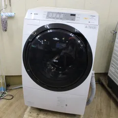 484)パナソニック ドラム式洗濯乾燥機 6.0/10.0kg NA-VX3800L-W 2017年 ななめドラム クリスタルホワイトのサムネイル