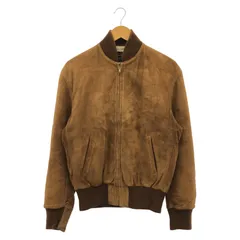 【中古】80s Eddie Bauer 黒タグ スエードブルゾン サイズ38 ブラウン　エディーバウアー[17]のサムネイル