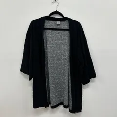 【イオン広店】 中古 CALEE | キャリー カーディガン 6 Length sleeve rose pattern CL-22SS049 ブラック サイズ：L 【104】のサムネイル