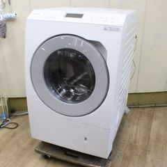 484)パナソニック ドラム式洗濯乾燥機 6.0/10.0kg NA-VX3800L-W 2017年