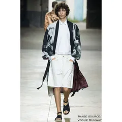DRIES VAN NOTEN ドリスヴァンノッテン｜2016SS 装飾コットンデニムショートパンツのサムネイル