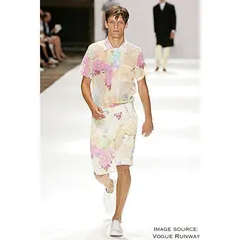DRIES VAN NOTEN ドリスヴァンノッテン｜2007SS マルチカラーボタニカルショートパンツのサムネイル