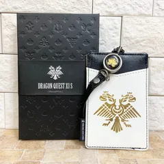 ドラゴンクエストXI S パスケース Black＆White スクエニカフェ限定 過ぎ去りし時を求めて ドラクエ11S スクエアエニックスカフェ東京 双頭の鷲 DQXIS コラボのサムネイル