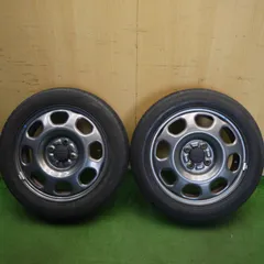 2本価格◎スズキ ハスラー 純正 スチール 165/60R15 ダンロップ エナセーブ EC300+ 15インチ PCD100/4H◎6070701Hノのサムネイル