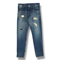 参考上代46200円 未使用 wjk tight straight selvedge denim タイトストレートデニムパンツ ジーンズ ダブルジェイケイ 5182 dn88e インディゴ XL （19476M）のサムネイル