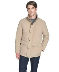 コールハーン メンズ アウター ジャケット・ブルゾン キルティング ジャケット Cole Haan Mens Stretch Quilted Jacket Khaki カーキのサムネイル