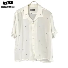 GOD SELECTION XXX レーヨンシャツ L ホワイト  【値下げ交渉歓迎】のサムネイル