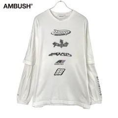 AMBUSH ロゴカットソー L ホワイト  【値下げ交渉歓迎】のサムネイル
