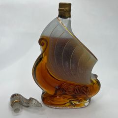 E-壁【希少】ラーセン バイキング船 ブランデーボトル 未開封 置物