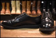 【10D 良品】レッドウィング 101 ポストマン シューズ ブラックシャパラル ローカット 短靴 編み上げ ブーツ redwing HOPESMORE【GG048】のサムネイル
