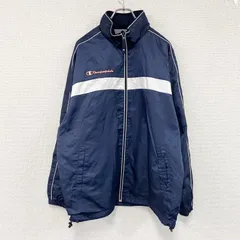 Champion　チャンピオン　フルジップジャケット　紺　ネイビー　Oサイズ　古着のサムネイル
