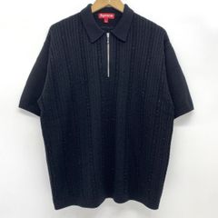 Supreme 26ss Beaded Zip Polo Black - メルカリ