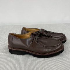 papas チロリアンシューズ ダークブラウン 27cm - メルカリ