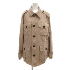 バーバリー ロンドン BURBERRY LONDON M65 フィールドジャケット ジップアップ M 裏地ノバチェック ベージュ /TQのサムネイル
