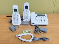 SHARP デジタルコードレス電話機 JD-G33CW 子機2台付き - メルカリ