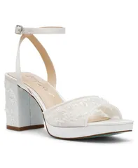 ベッツィジョンソン レディース シューズ サンダル アンクル Betsey Johnson Womens Junie Ankle Strap Dressandals Ivory アイボリーのサムネイル