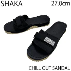 【USED／27.0cm】SHAKA CHILL OUT スポーツサンダル ブラック／ホワイトのサムネイル