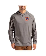 カッターアンドバック メンズ アウター パーカー・スウェット ニット Cutter Buck Mens Heather Gray Denver Broncos Adapt Historic Knitのサムネイル