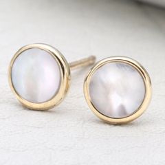 ◇agete【未使用】ピアスチャーム K10 ミル打ち シェル 菱形！2,3万