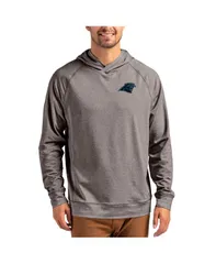 カッターアンドバック メンズ アウター パーカー・スウェット ニット Cutter Buck Mens Heather Gray Carolina Panthers Adapt Knit Raglanのサムネイル
