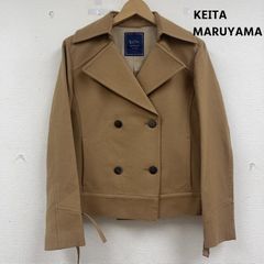 ケイタマルヤマ』 (1) ダブルボタンコート ウールブレンド きれいめ 