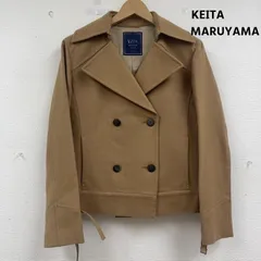 ケイタマルヤマ 日本製 キャメル ショート丈 ダブルブレスト ピーコート レディース 1 ISItems【USED】【古着】【中古】50163398のサムネイル