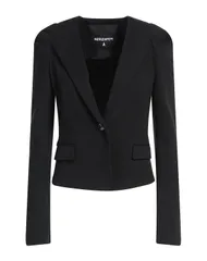 パトリツィア ペペ レディース アウター ジャケット・ブルゾン テーラードジャケット PATRIZIA PEPE Black ブラックのサムネイル
