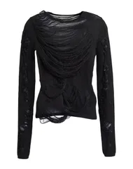 マルタンマルジェラ レディース トップス シャツ プルオーバー MM6 MAISON MARGIELA Black ブラックのサムネイル