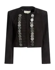 イザベル マラン レディース アウター ジャケット・ブルゾン レザーブルゾン ISABEL MARANT Black ブラックのサムネイル