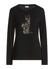 リュージョー レディース トップス Tシャツ LIU JO Black ブラックのサムネイル